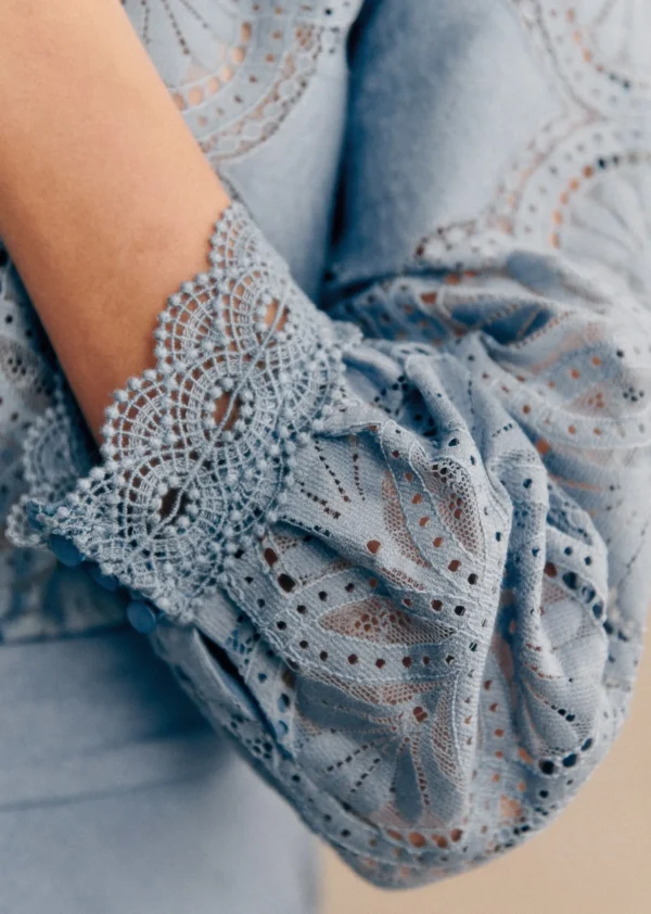 Sezane Bluse Bianca