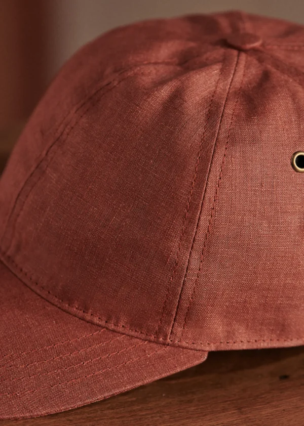 Sezane Cap Chase Leinen