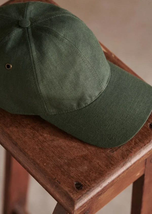 Sezane Cap Chase Leinen