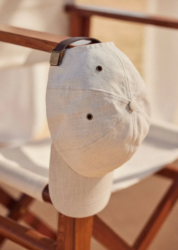 Sezane Cap Chase Leinen