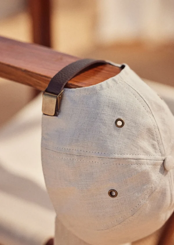 Sezane Cap Chase Leinen