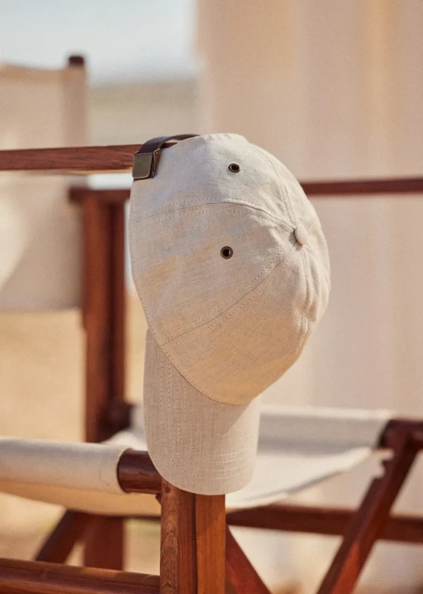 Sezane Cap Chase Leinen
