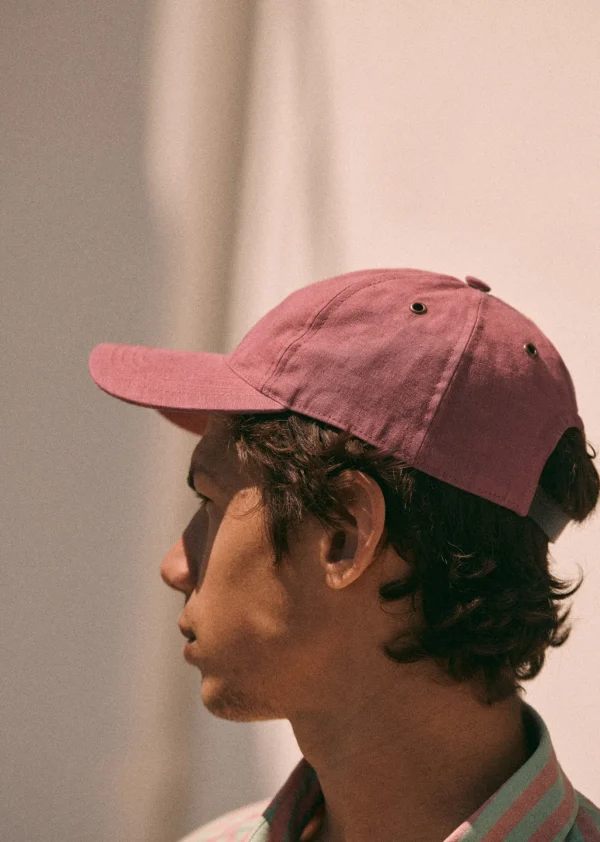 Sezane Cap Chase Leinen