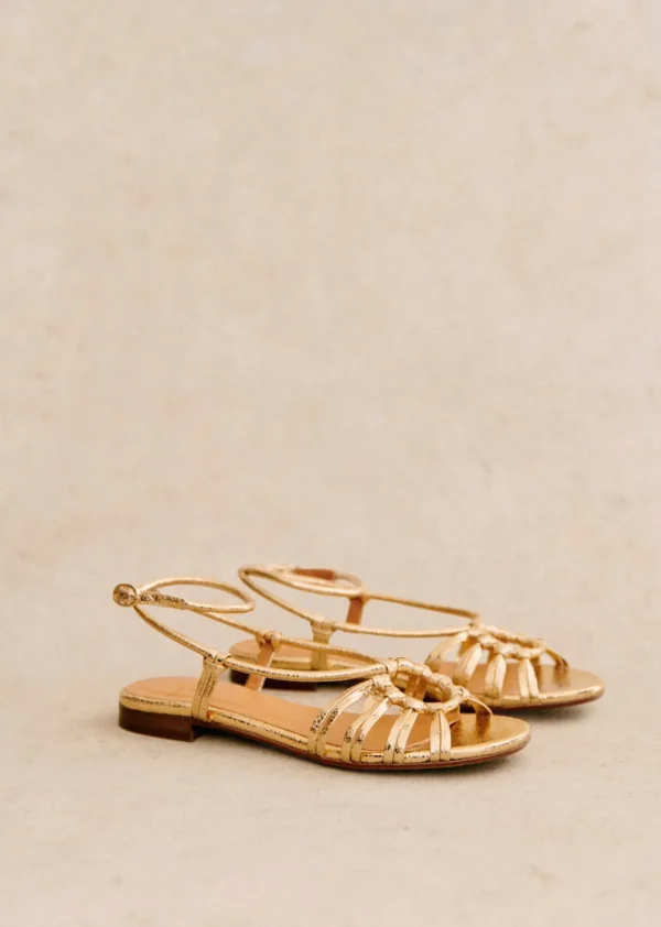 Sezane Flache Sandalen Gloria