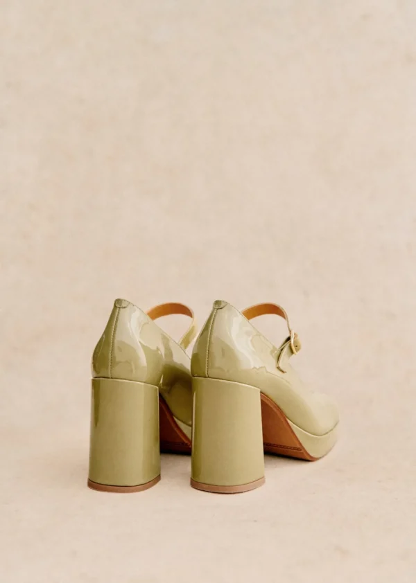 Sezane Hohe Riemchenballerinas Georgia
