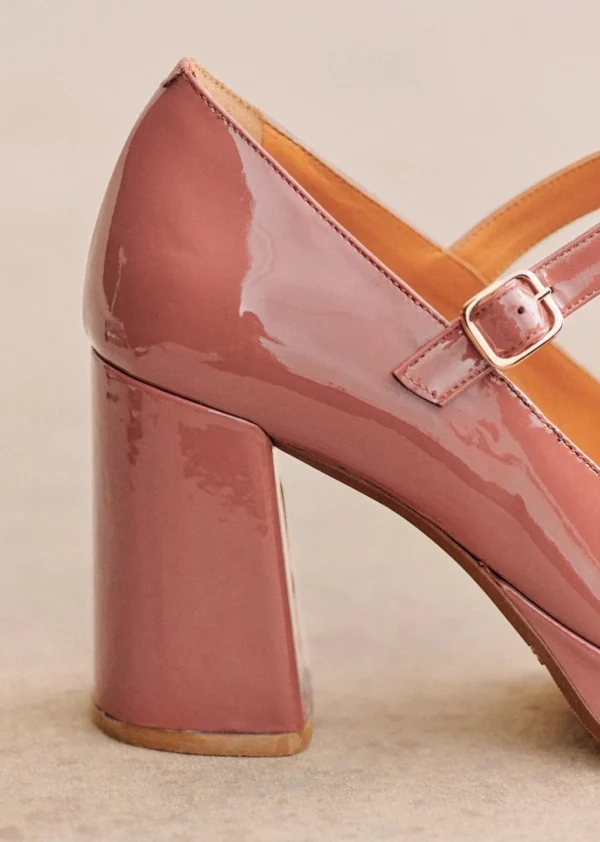 Sezane Hohe Riemchenballerinas Georgia