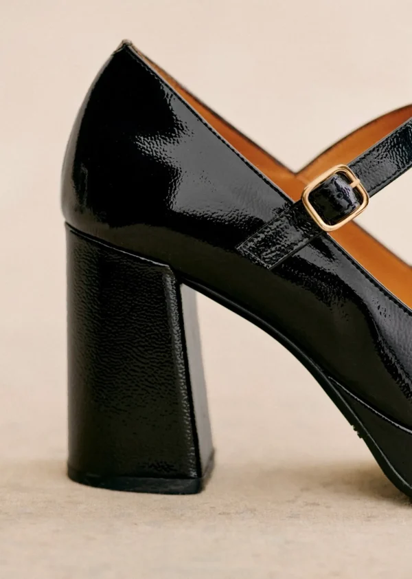 Sezane Hohe Riemchenballerinas Georgia