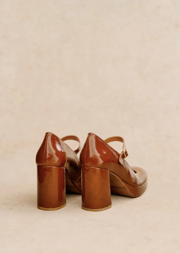 Sezane Hohe Riemchenballerinas Georgia