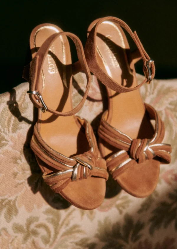 Sezane Hohe Sandalen Carmela