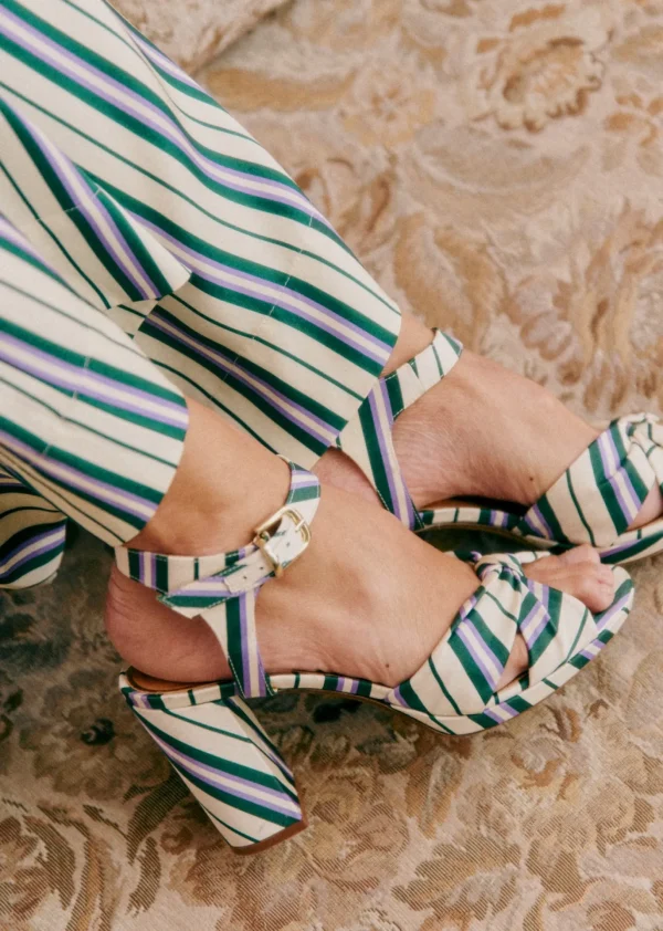 Sezane Hohe Sandalen Carmela