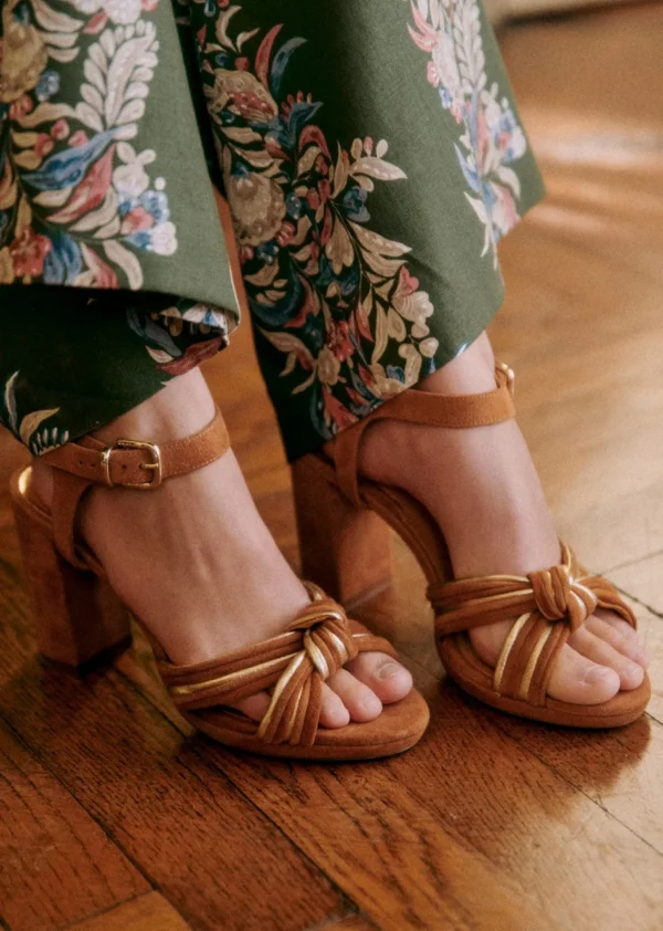 Sezane Hohe Sandalen Carmela