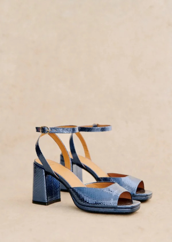 Sezane Hohe Sandalen Maxine
