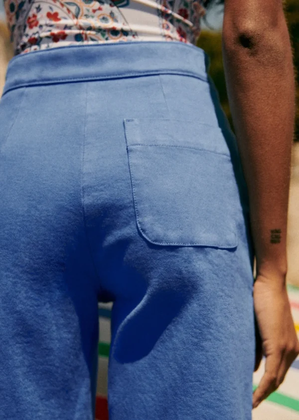 Sezane Hose Marino Crop
