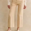 Sezane Hose Martin Crop
