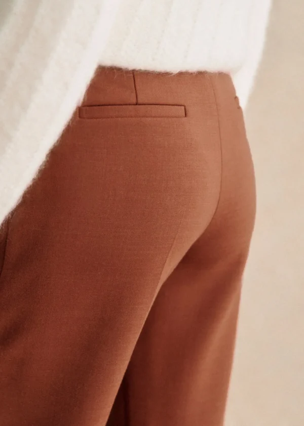 Sezane Hose Martin Crop