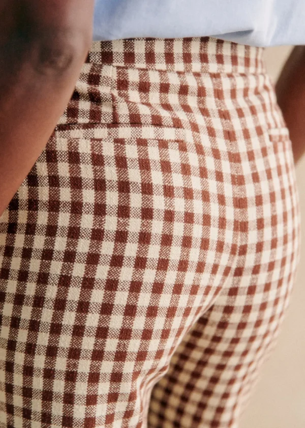 Sezane Hose Martin Crop