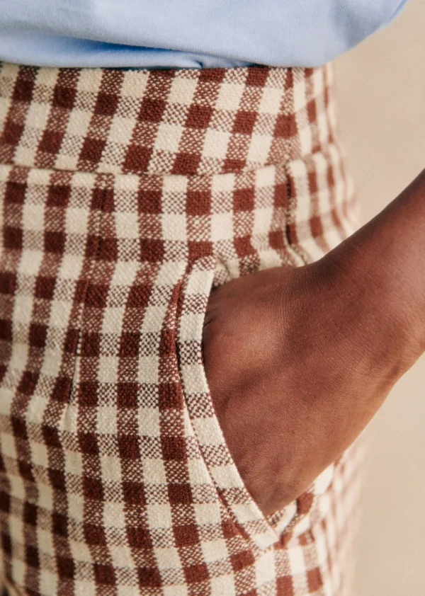 Sezane Hose Martin Crop