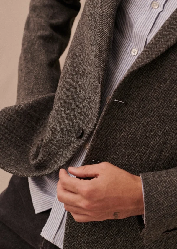 Sezane Jacke Lucas Tweed