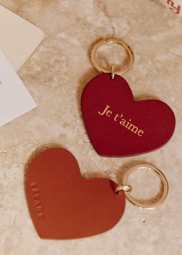Sezane Schlüsselanhänger Porte-clé Coeur