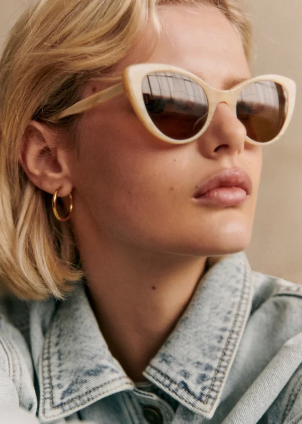 Sezane Sonnenbrille Bianca