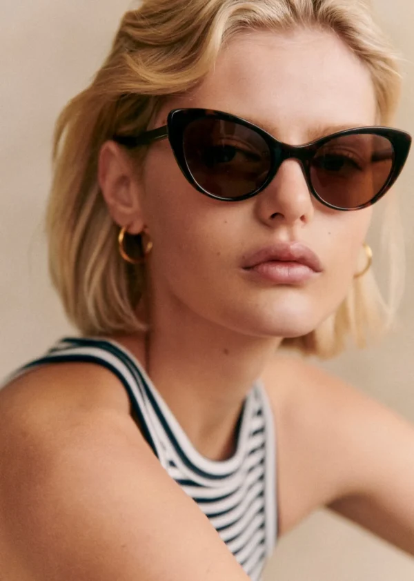 Sezane Sonnenbrille Bianca