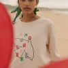 Sezane Sweatshirt Amour Libre Oiseau - Sézane X Pangea
