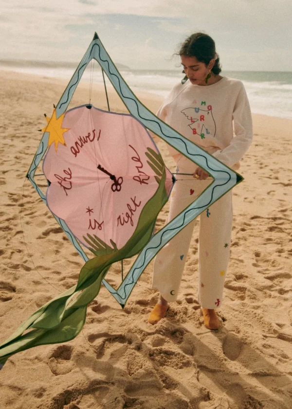 Sezane Sweatshirt Amour Libre Oiseau - Sézane X Pangea
