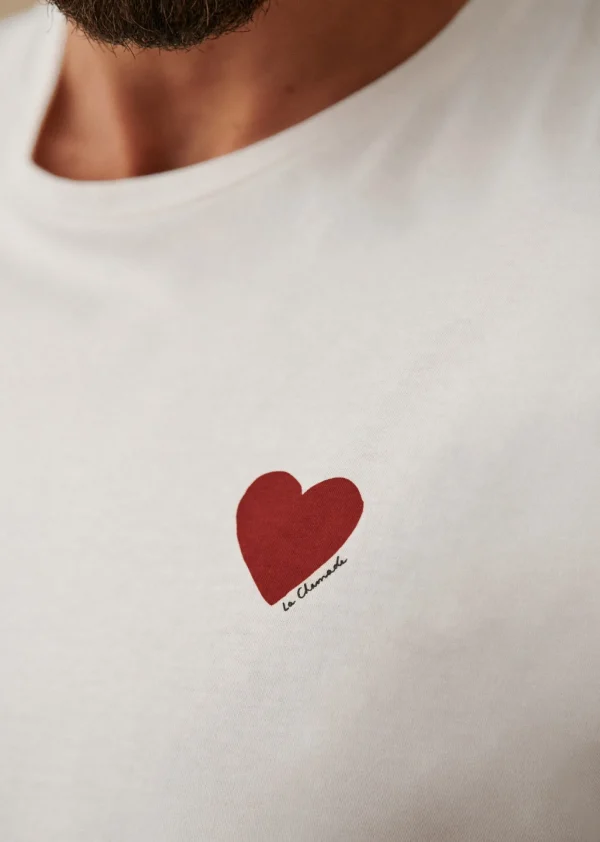 Sezane T-Shirt Coeur Chamade