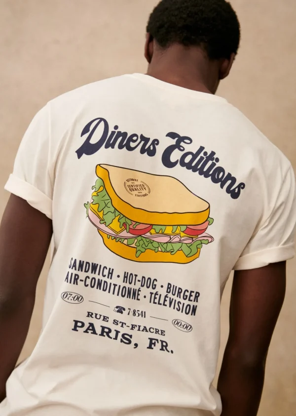 Sezane T-Shirt Dinner Editions